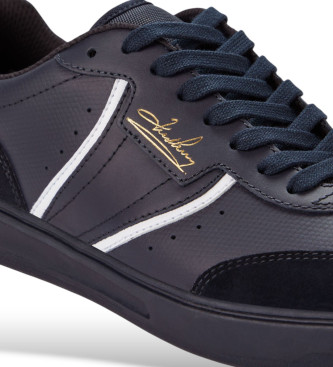 Fred Perry Baskets en cuir B4 noir