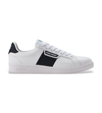 Fred Perry Skórzane trampki B721 białe