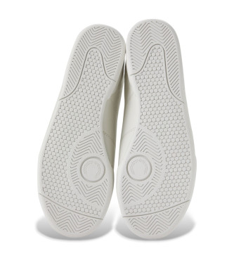 Fred Perry Sneakers i lder B722 hvid
