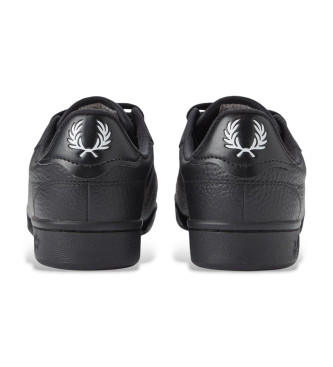 Fred Perry Sneakers in pelle nera B722
