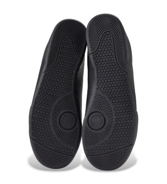 Fred Perry Sneakers in pelle nera B722