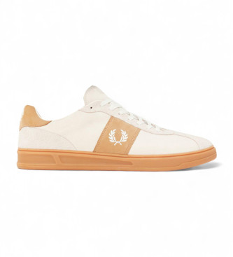 Fred Perry Sapatos de couro B4 branco