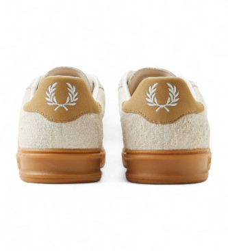 Fred Perry Leren schoenen B4 wit