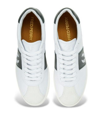 Fred Perry Sneaker B4 in pelle bianca