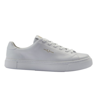 Fred Perry Leder Turnschuhe B71 wei