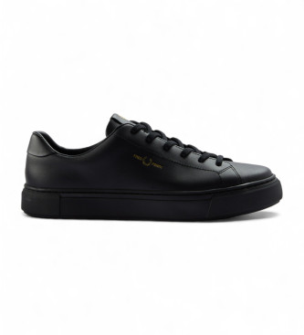 Fred Perry Leren schoenen B71 zwart