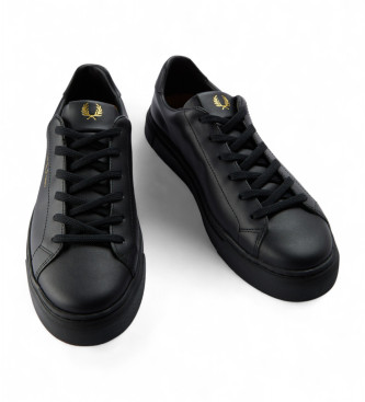 Fred Perry Leren schoenen B71 zwart