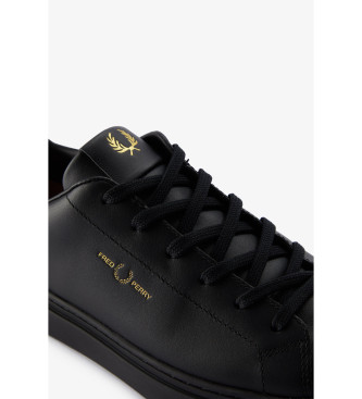 Fred Perry Leren schoenen B71 zwart