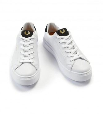 Fred Perry Leather shoes B71 Tumbled white