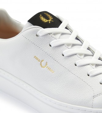 Fred Perry Leather shoes B71 Tumbled white