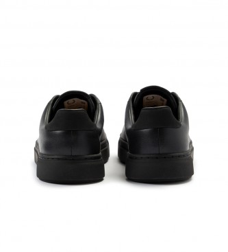 Fred Perry Sneakers B71 in pelle nera bottalata