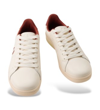 Fred Perry Sneakers B721 i beige læder