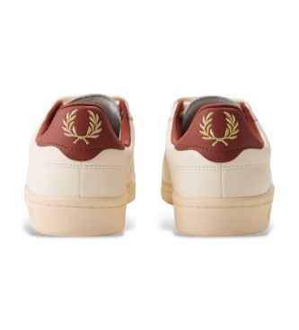 Fred Perry Sneakers B721 i beige læder