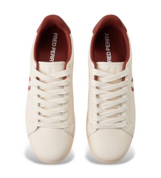 Fred Perry Sneakers B721 i beige læder