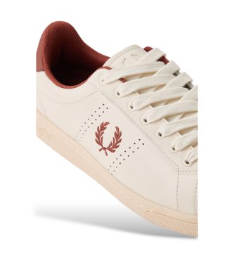 Fred Perry Sneakers B721 i beige læder