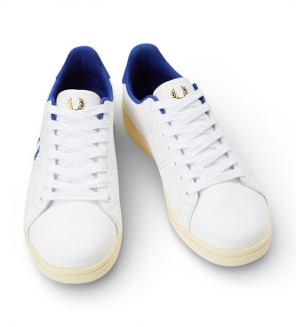 Fred Perry Zapatillas de Piel B721 blanco