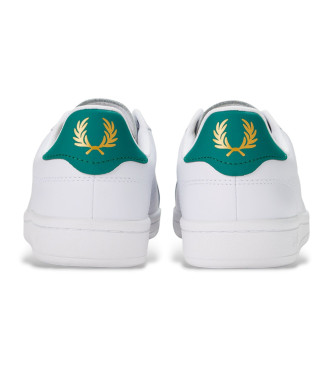 Fred Perry Sapatilhas de couro B721 branco