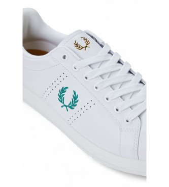 Fred Perry Sapatilhas de couro B721 branco