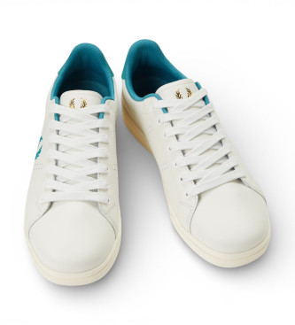 Fred Perry Zapatillas de Piel B721 blanco
