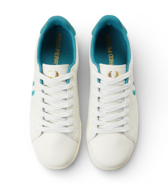 Fred Perry Zapatillas de Piel B721 blanco