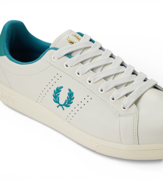 Fred Perry Zapatillas de Piel B721 blanco