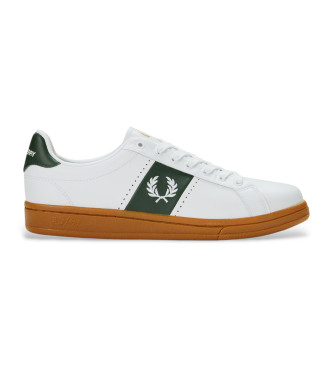 Fred Perry Sapatilhas de couro B721 branco