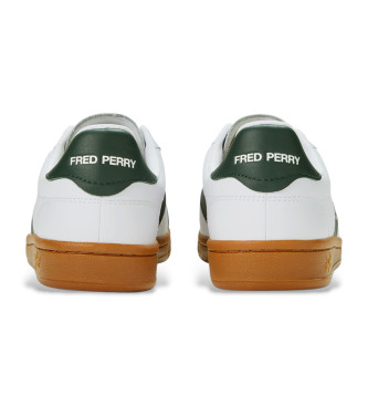 Fred Perry Leren sportschoenen B721 wit