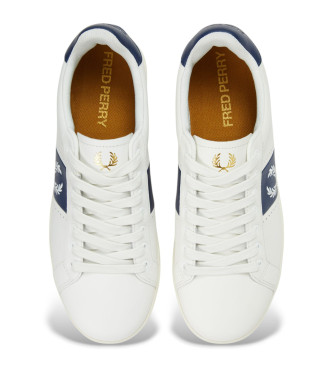 Fred Perry Lederturnschuhe B721 wei