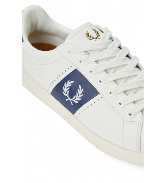 Fred Perry Zapatillas de piel B721 blanco