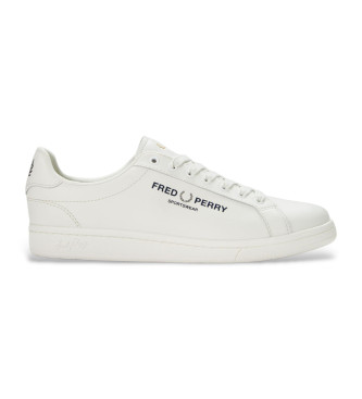 Fred Perry Sapatilhas de couro B721 branco