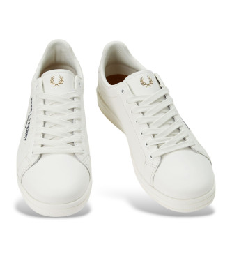 Fred Perry Leren sportschoenen B721 wit