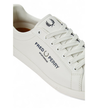 Fred Perry Leren sportschoenen B721 wit