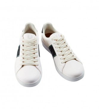 Fred Perry Leather trainers B721 Branded white