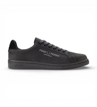 Fred Perry Zapatillas de Piel B721 negro