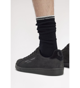 Fred Perry Zapatillas de Piel B721 negro