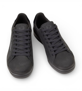 Fred Perry Zapatillas de Piel B721 negro