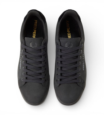 Fred Perry Zapatillas de Piel B721 negro