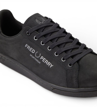 Fred Perry Zapatillas de Piel B721 negro