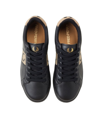 Fred Perry Leather Sneakers B721 black
