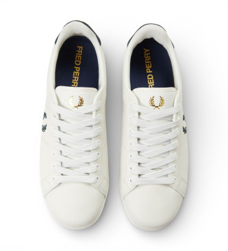 Fred Perry Zapatillas de Piel B722 blanco