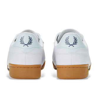 Fred Perry Usnjene športne copate B722 bele barve