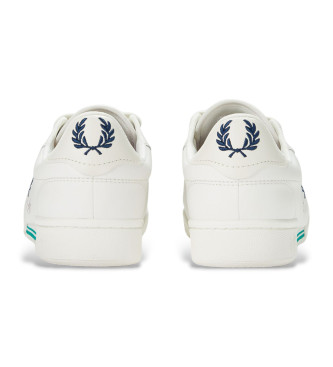 Fred Perry Usnjene športne copate B722 bele barve