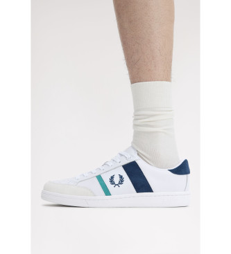 Fred Perry Zapatillas de Piel B725 blanco
