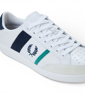 Fred Perry Zapatillas de Piel B725 blanco