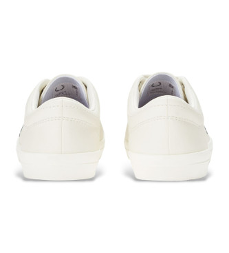 Fred Perry Chaussures en cuir Baseline blanc