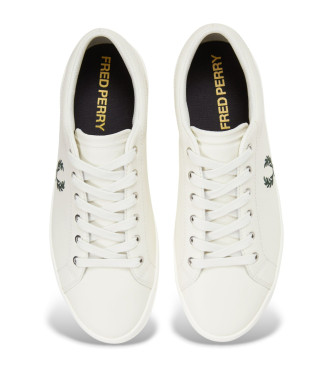 Fred Perry Skórzane buty Baseline białe