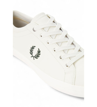 Fred Perry Baseline lderskor vit