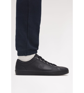Fred Perry Zapatillas de Piel Baseline negro