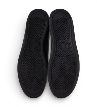 Fred Perry Zapatillas de Piel Baseline negro