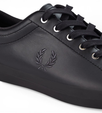 Fred Perry Zapatillas de Piel Baseline negro